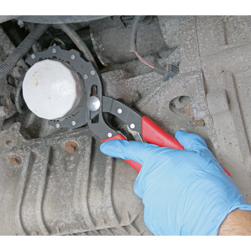 Sealey AK6419 Auto-Adjusting Oil Filter Pliers