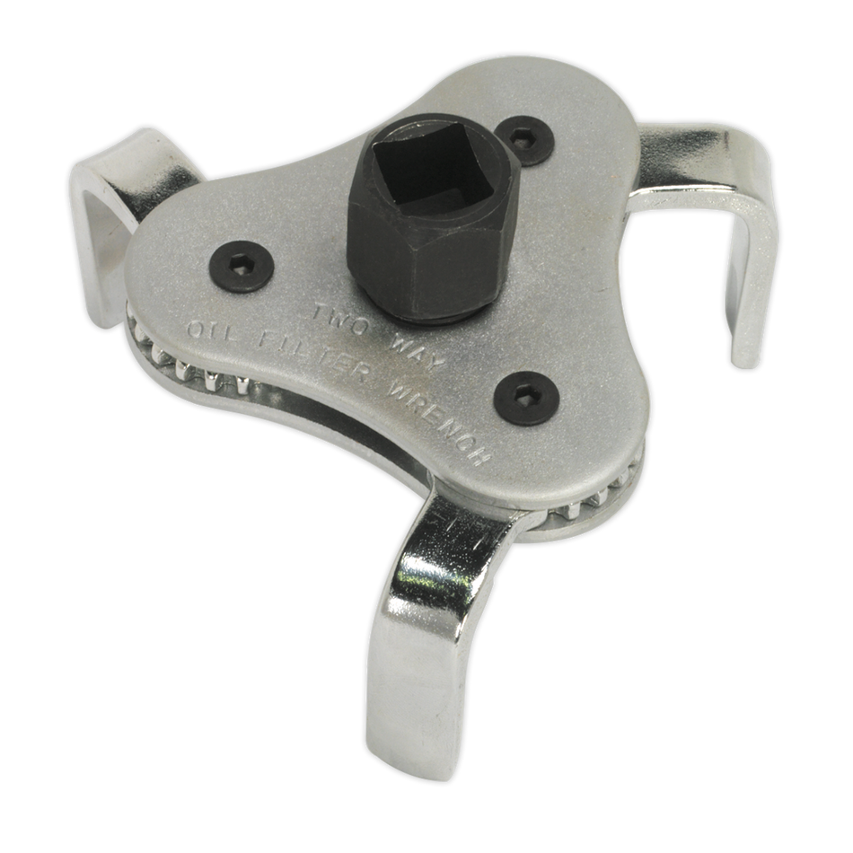 Sealey AK642 3/8" & 1/2"Sq Drive Oil Filter Claw Wrench 63-103mm Capacity