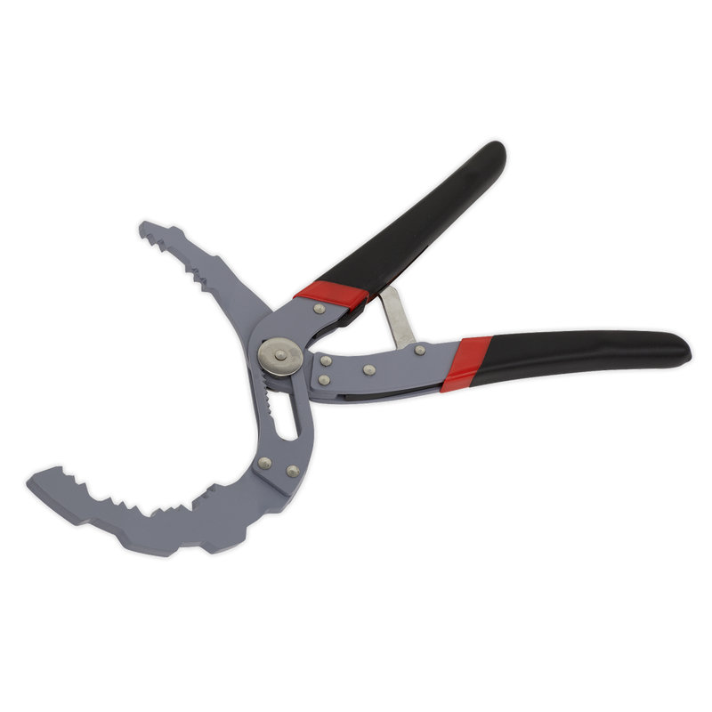 Sealey AK6421 Self-Adjusting Oil Filter Pliers - Angled