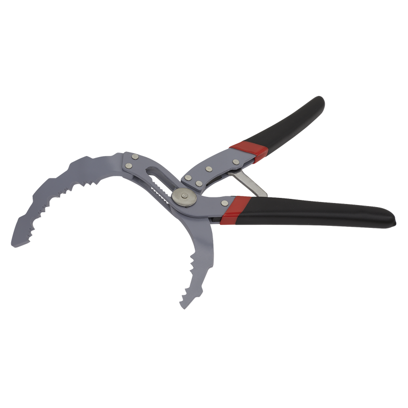 Sealey AK6421 Self-Adjusting Oil Filter Pliers - Angled