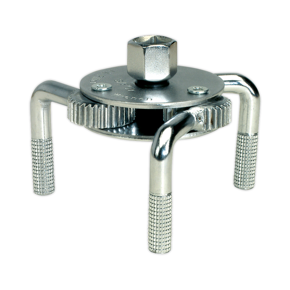 Sealey AK643 3/8" & 1/2"Sq Drive Oil Filter Claw Wrench 65-110mm Capacity