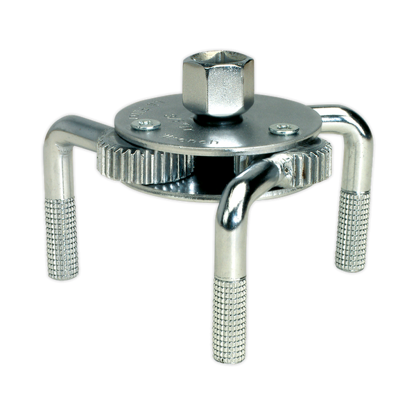 Sealey AK643 3/8" & 1/2"Sq Drive Oil Filter Claw Wrench 65-110mm Capacity