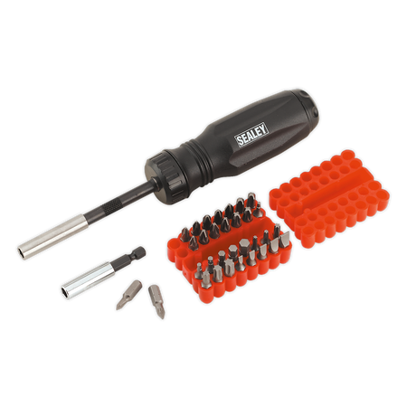 Sealey AK6498 34pc Gearless Ratchet Screwdriver Set