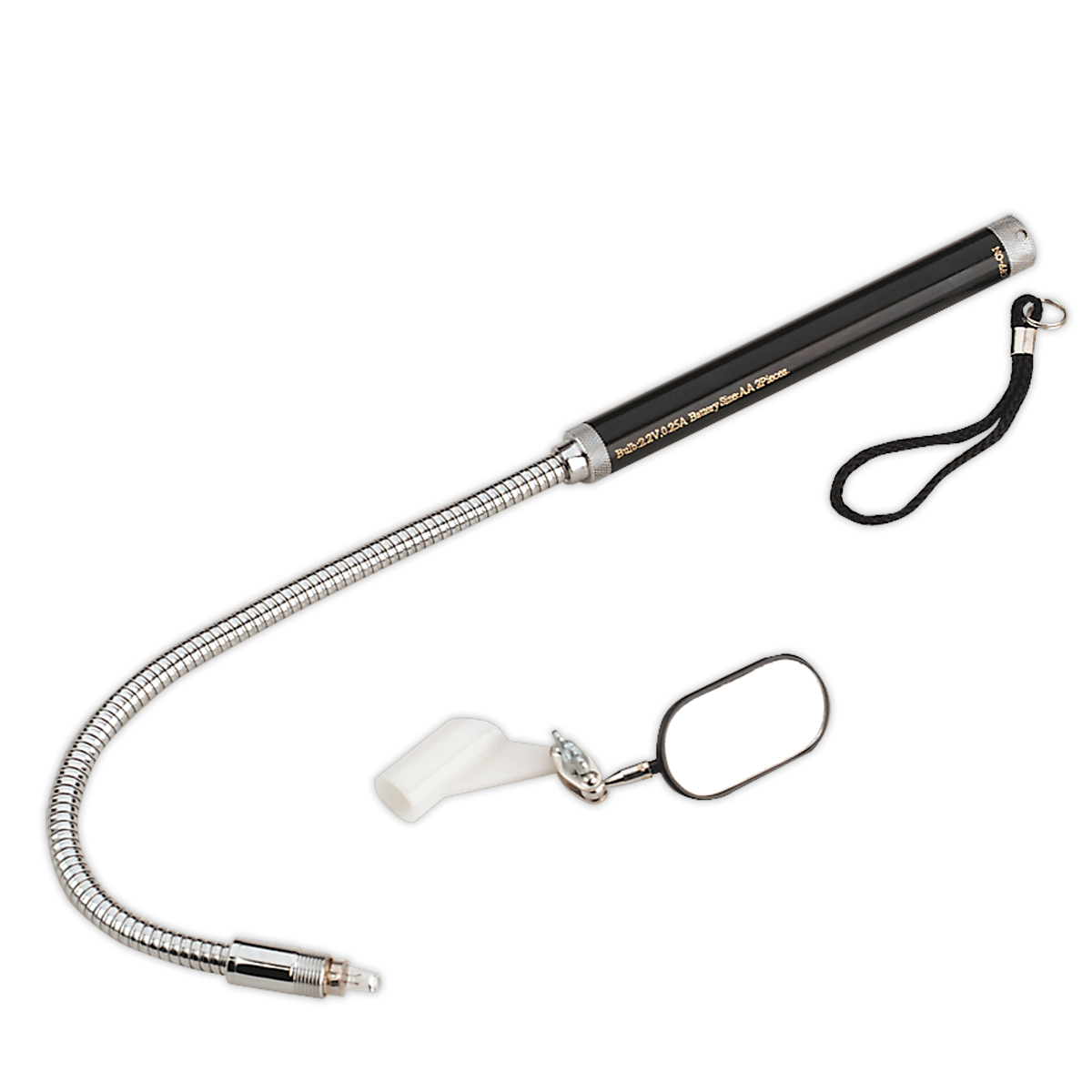 Sealey AK650 Flexible Inspection Mirror with Light
