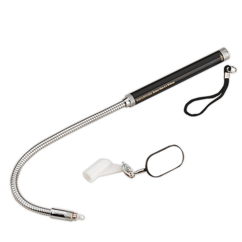 Sealey AK650 Flexible Inspection Mirror with Light
