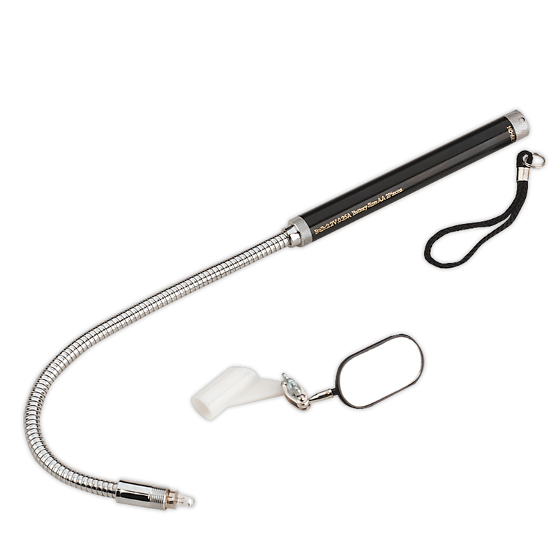 Sealey AK650 Flexible Inspection Mirror with Light