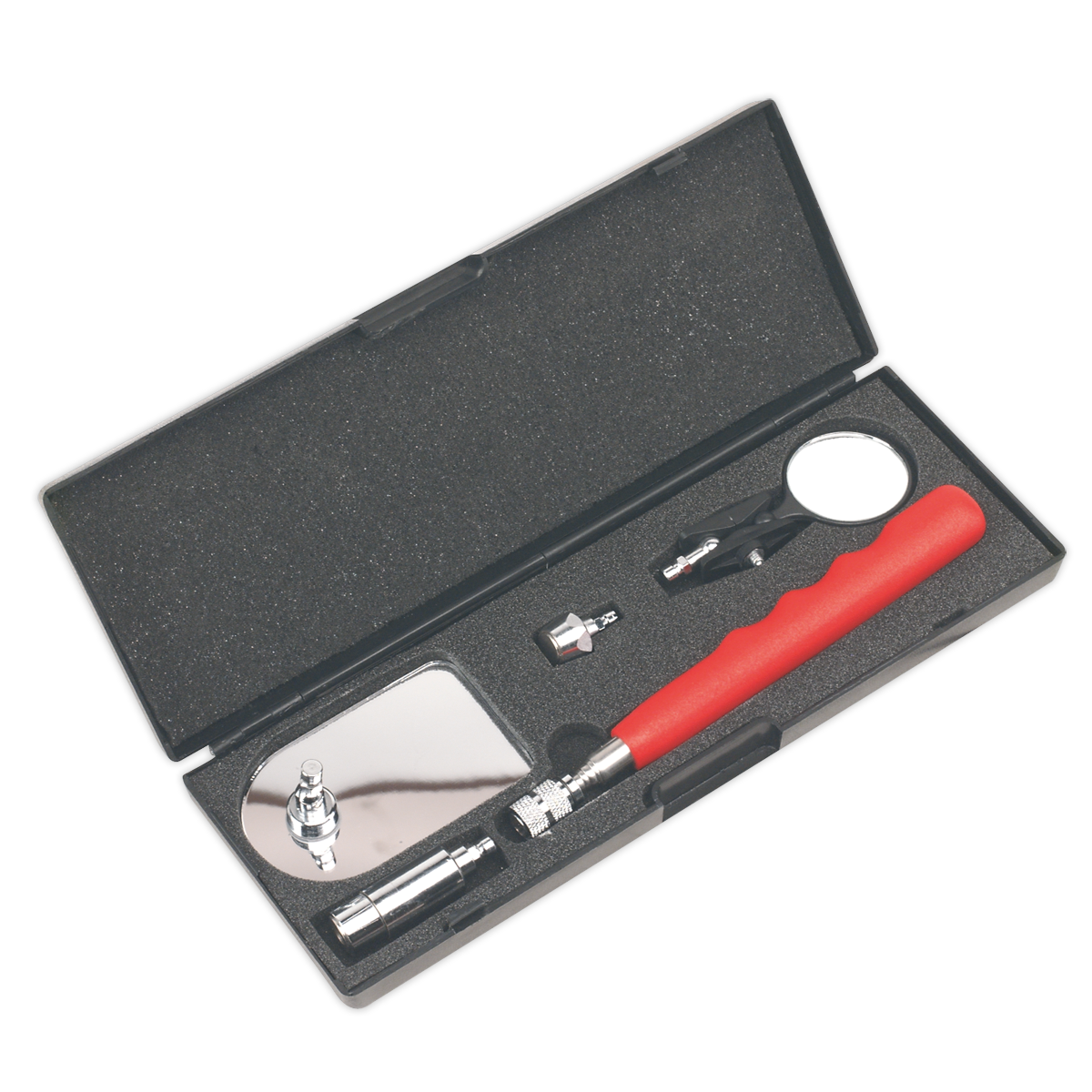 Sealey AK6521 5pc Telescopic Magnetic Pick-Up & LED Inspection Tool Kit
