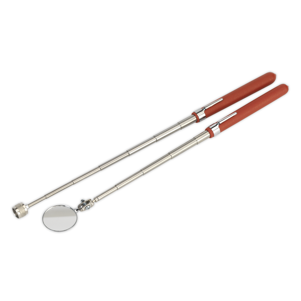 Sealey AK6527 2pc Telescopic Magnetic Pick-Up & Mirror Set