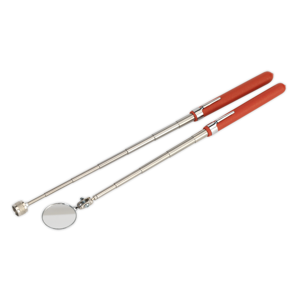 Sealey AK6527 2pc Telescopic Magnetic Pick-Up & Mirror Set