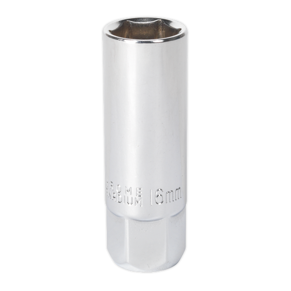 Sealey AK654 16mm 3/8"Sq Drive Spark Plug Socket - Magnetic