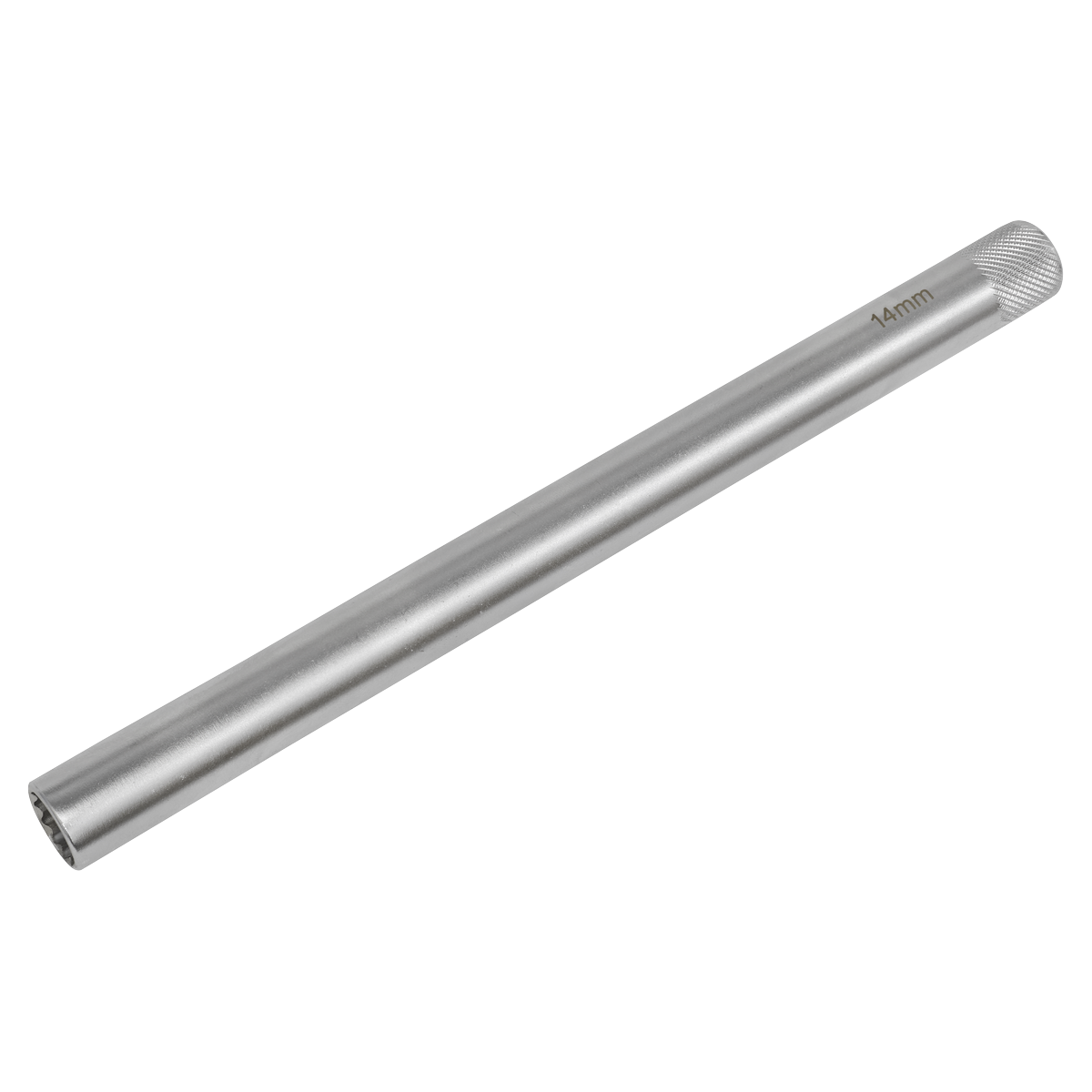 Sealey AK6551 14mm 3/8"Sq Drive 12-Point Magnetic Spark Plug Socket 250mm Long