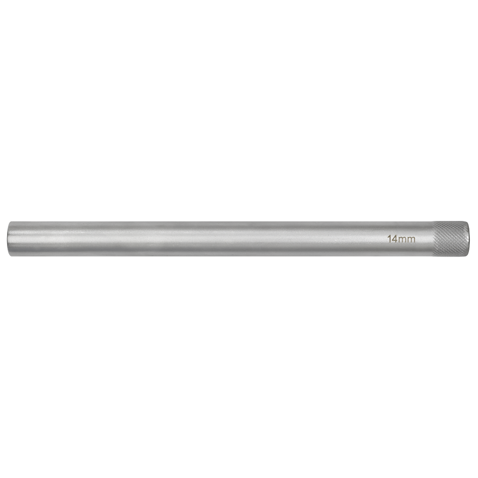 Sealey AK6551 14mm 3/8"Sq Drive 12-Point Magnetic Spark Plug Socket 250mm Long