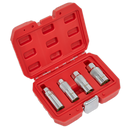 Sealey AK65561 4pc 3/8"Sq Drive Spark Plug Socket Set - Magnetic