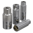 Sealey AK65561 4pc 3/8"Sq Drive Spark Plug Socket Set - Magnetic