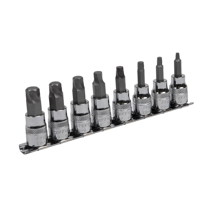 Sealey AK65601 8pc 3/8"Sq Drive Lockª Hex Socket Bit Set