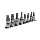 Sealey AK65602 8pc 1/4" & 3/8"Sq Drive Lock¬¨¬®‚Äö√ë¬¢ Hex Socket Bit Set - Imperial
