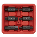 Sealey AK658 6pc Double End Oil Drain Plug Key Set