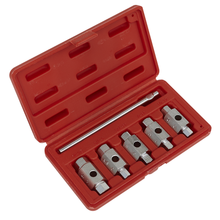 Sealey AK659 6pc Double End Drain Key Set