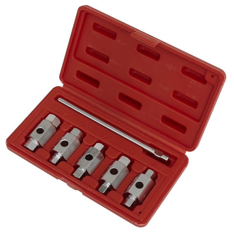 Sealey AK659 6pc Double End Drain Key Set