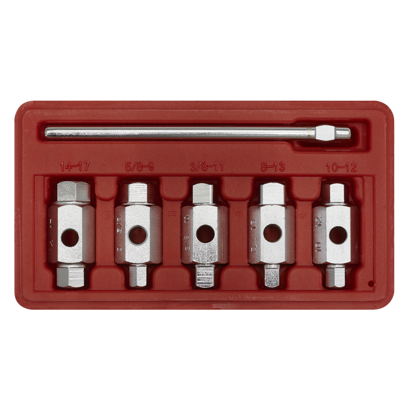 Sealey AK659 6pc Double End Drain Key Set