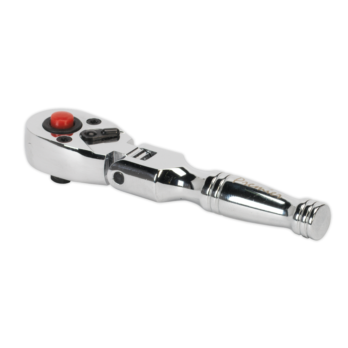 Sealey AK660SF 1/4"Sq Drive Stubby Flexi-Head Ratchet Wrench