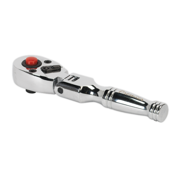 Sealey AK660SF 1/4"Sq Drive Stubby Flexi-Head Ratchet Wrench