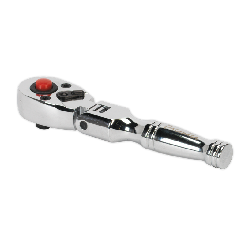 Sealey AK660SF 1/4"Sq Drive Stubby Flexi-Head Ratchet Wrench