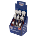 Sealey AK6672DB 1/4", 3/8" & 1/2"Sq Drive Dust-Free Ratchet Wrenches with Flip Reverse - Display Box of 9