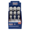 Sealey AK6672DB 1/4", 3/8" & 1/2"Sq Drive Dust-Free Ratchet Wrenches with Flip Reverse - Display Box of 9