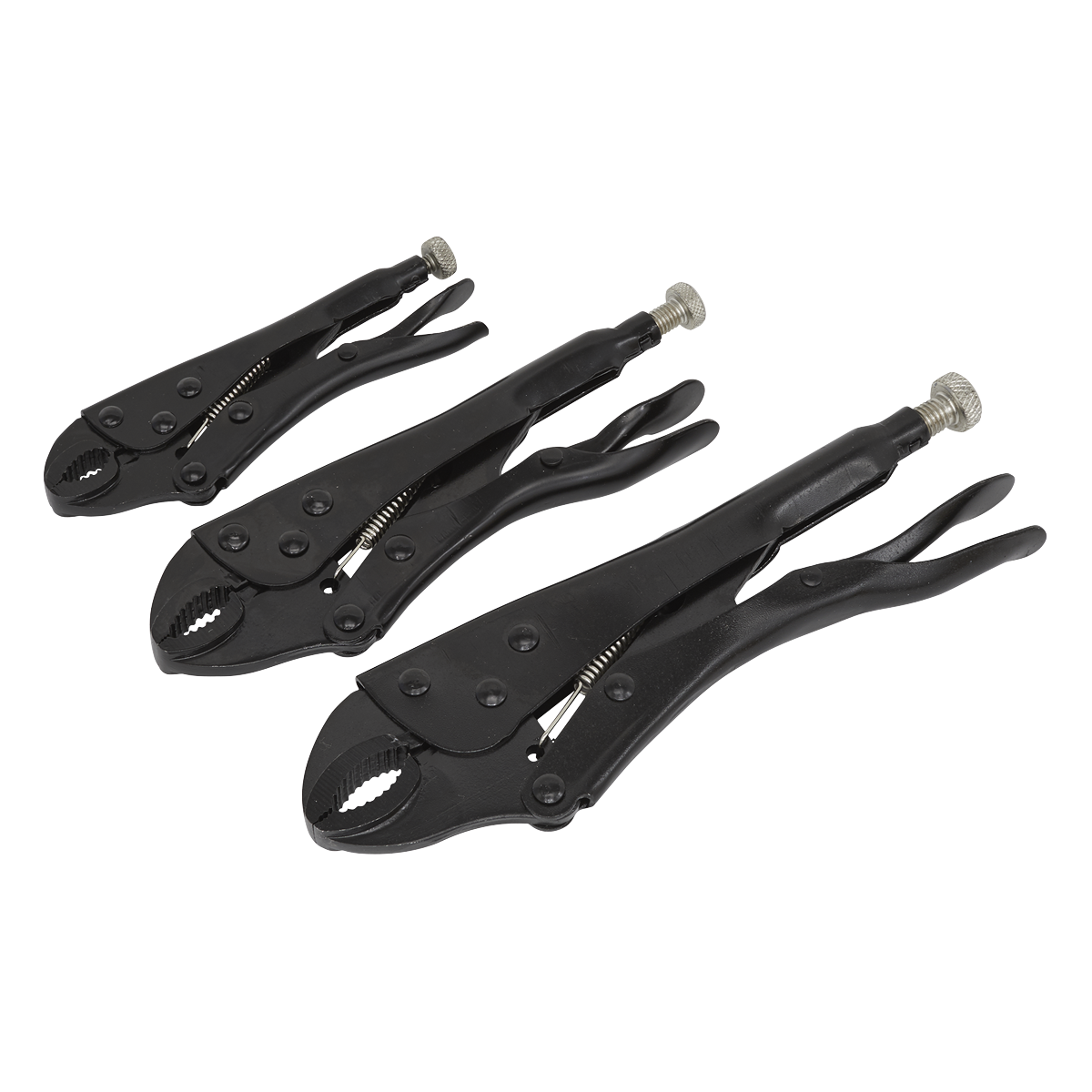 Sealey AK668 3pc Locking Pliers Set