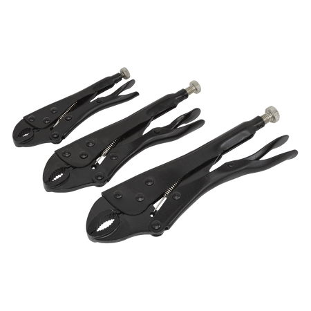 Sealey AK668 3pc Locking Pliers Set