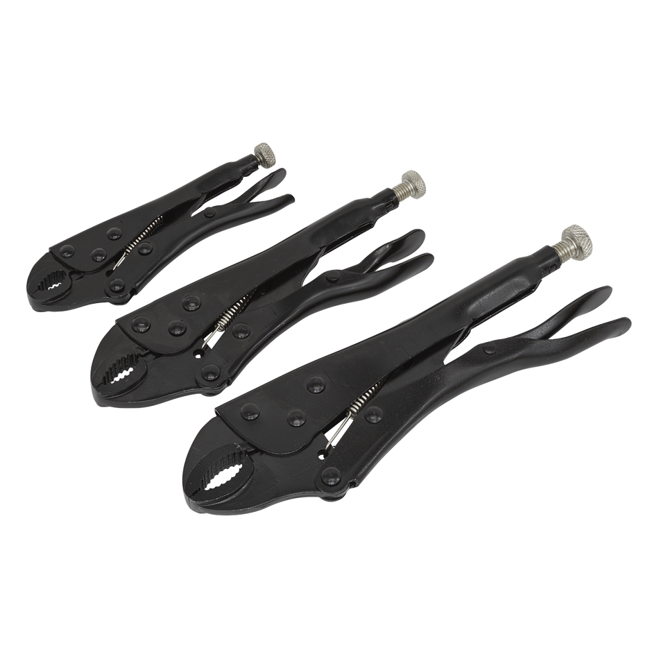 Sealey AK668 3pc Locking Pliers Set