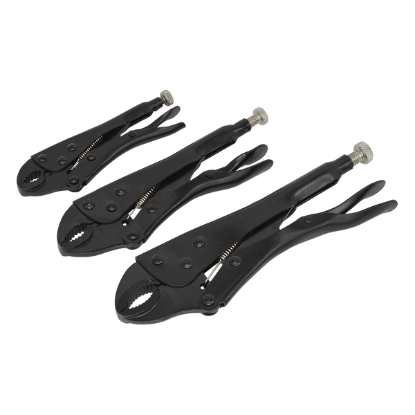 Sealey AK668 3pc Locking Pliers Set