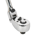 Sealey AK6681 3/8"Sq Drive Locking Flexi-Head Extendable Ratchet Wrench