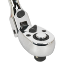 Sealey AK6682 1/2"Sq Drive Locking Flexi-Head Extendable Ratchet Wrench