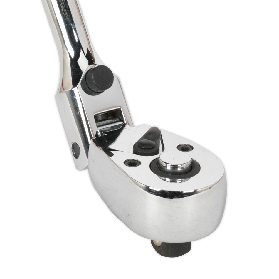 Sealey AK6697 455mm 3/8"Sq Drive Extra-Long Flexi-Head Ratchet Wrench