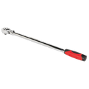 Sealey AK6697 455mm 3/8"Sq Drive Extra-Long Flexi-Head Ratchet Wrench