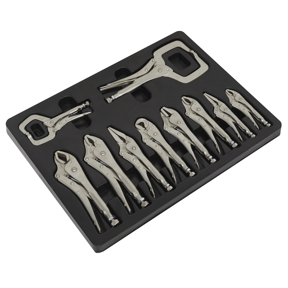 Sealey AK6800 10pc Locking Pliers Set