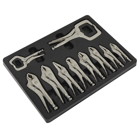 Sealey AK6800 10pc Locking Pliers Set