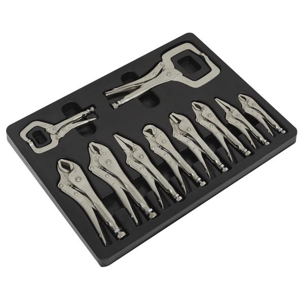 Sealey AK6800 10pc Locking Pliers Set