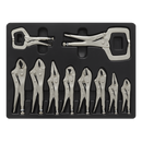 Sealey AK6800 10pc Locking Pliers Set