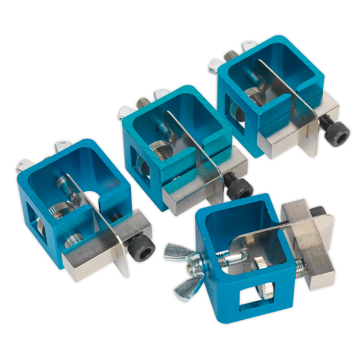 Sealey AK6805 4pc Butt Welding Clamp Set