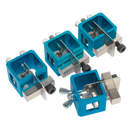 Sealey AK6805 4pc Butt Welding Clamp Set