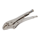 Sealey AK6820 180mm Locking Pliers Curved Jaws 0-35mm Capacity