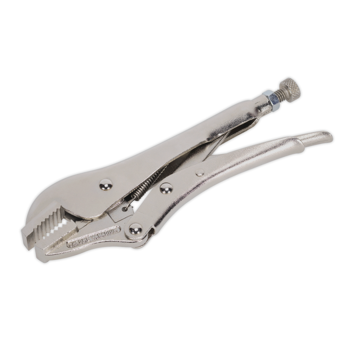 Sealey AK6822 185mm Locking Pliers Straight Jaws 0-30mm Capacity