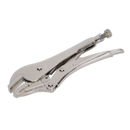 Sealey AK6822 185mm Locking Pliers Straight Jaws 0-30mm Capacity