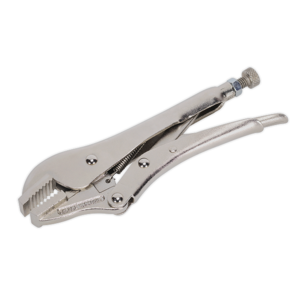 Sealey AK6822 185mm Locking Pliers Straight Jaws 0-30mm Capacity