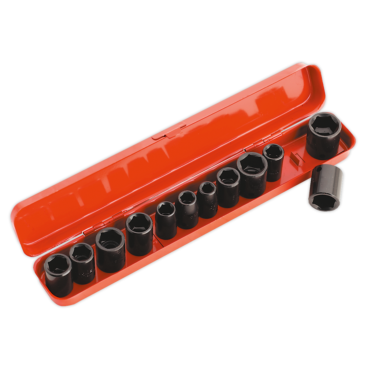 Sealey AK682 12pc 3/8"Sq Drive Impact Socket Set - Metric/Imperial