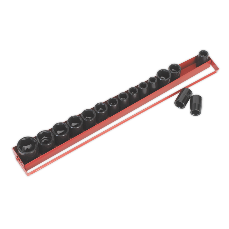 Sealey AK684 16pc 1/2"Sq Drive Impact Socket Set - Metric/Imperial