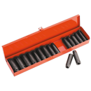 Sealey AK685 16pc 1/2"Sq Drive Impact Socket Set Deep - Metric/Imperial